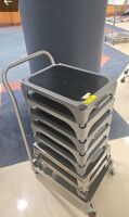STEP STOOLS, QTY. (7) W/ CART LOCATED AT: LOCATED AT: 1 MEDICAL CENTER BLVD, CHESTER, PA 19013 4/P4