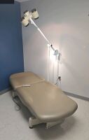 RITTER 244 EXAM ROOM TO INCLUDE: EXAM TABLE W/ HAND CONTROL BEIGET, EXAM LIGHT ON ROLLING STAND, EXAM STOOL AND CHAIR LOCATED AT: LOCATED AT: 1 MEDICAL CENTER BLVD, CHESTER, PA 19013 2EPOBII/R5