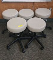 MCKESSON EXAM STOOLS, BEIGET (QTY. 5) LOCATED AT: LOCATED AT: 1 MEDICAL CENTER BLVD, CHESTER, PA 19013