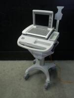 GE MAC 5500 ECG/EKG MACHINE ON ROLLING CART