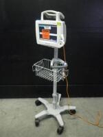 PHILIPS INTELLIVUE MP30 PATIENT MONITOR ON ROLLING STAND