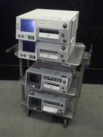 GE COROMETRICS 120 SERIES LOT OF FETAL MONITORS (NO CART)