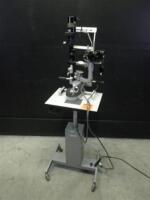 HAAG STREIT BERN 900 SLIT LAMP ON ROLLING STAND