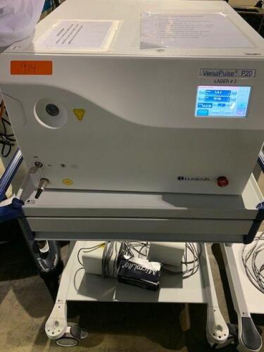 LUMENIS VERSAPULSE P20 HOLMIUM YAG LASER WITH FOOT PEDAL