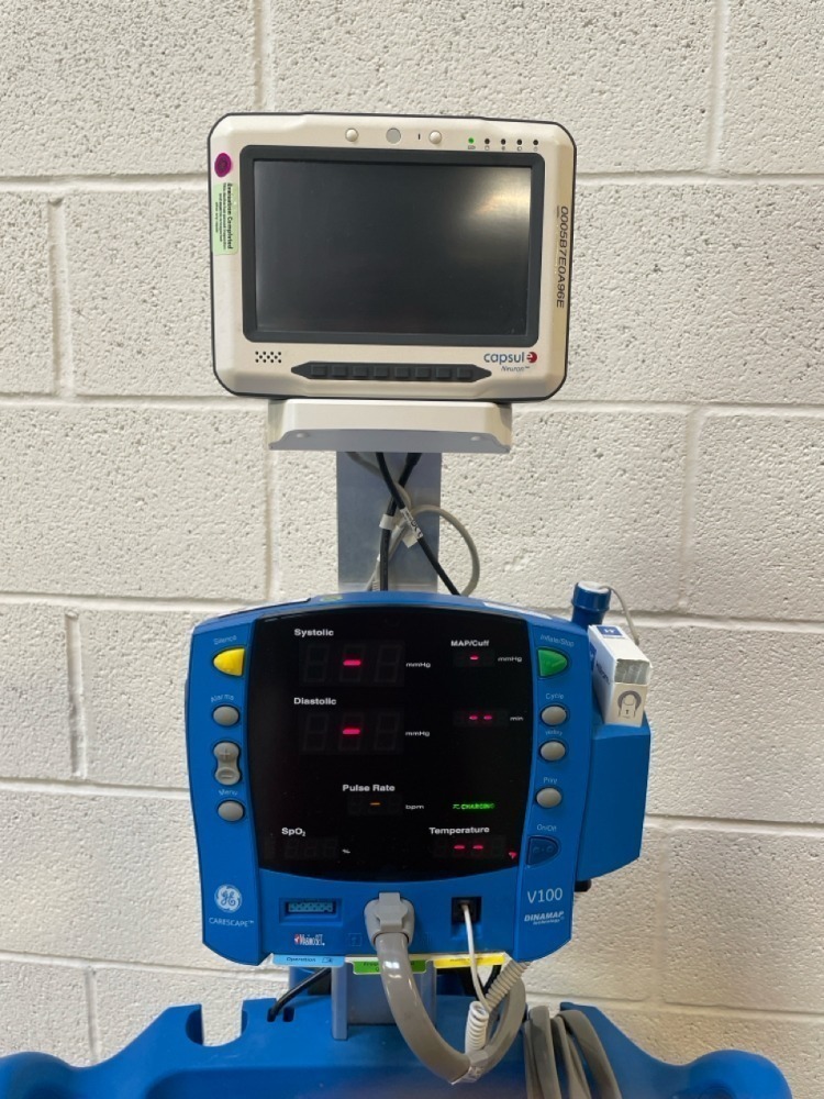 GE DINAMAP V100 CARESCAPE PATIENT MONITOR TO INCLUDE CAPSULE NEURON ...