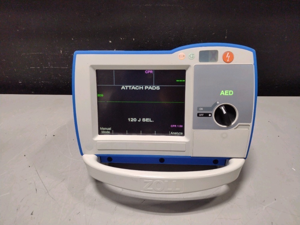 ZOLL R-SERIES ALS DEFIB WITH 12 LEAD ECG, CO2, SPO2, BATTERY