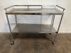 STERIS ROLLING STAINLESS STEEL TABLE