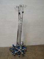 LOT OF IV POLES