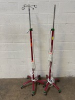 LOT OF 2 IV POLES