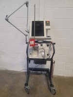 NELLCOR PURITAN BENNETT 840 VENTILATOR ON ROLLING STAND