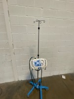 HILL-ROM METANEB RESPIRATORY THERAPY DEVICE ON ROLLING STAND