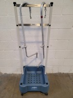 ALLEN A-70815 BOW FRAME STORAGE CART W/2 ACCESSORIES