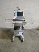 GE MAC 5500 HD ECG/EKG MACHINE ON ROLLING STAND