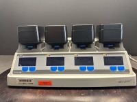 STRYKER SYSTEM 6 4 BAY BATTERY CHARGER W/BATTERIES
