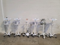 LOT OF 6 ROLLING STANDS