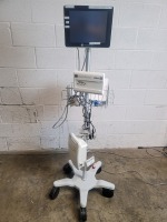 EDWARD LIFESCIENCES ADVANTECH UTC-W10BO PATIENT MONITOR ON ROLLING STAND