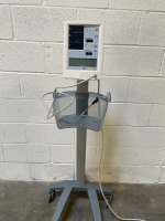 DATASCOPE ACCUTORR PLUS PATIENT MONITOR ON ROLLING STAND
