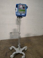 GE DINAMAP PRO 400 PATIENT MONITOR ON ROLLING STAND