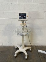 PHILIPS SURESIGNS VS3 PATIENT MONITOR ON ROLLING STAND