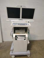 GE OEC MOBILE C-ARM WORKSTATION (DOM: JUNE 2003) W/ PRINTER