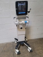 GE HEALTHCARE VENUE 40 ULTRASOUND MACHINE W/ 12L-SC PROBE ON ROLLING STAND