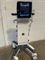 GE HEALTHCARE VENUE 40 ULTRASOUND MACHINE W/ 12L-SC PROBE ON ROLLING STAND