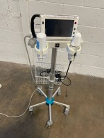 CUBESCAN BIOCON-750 BLADDER SCANNER W/ PROBE ON ROLLING CART