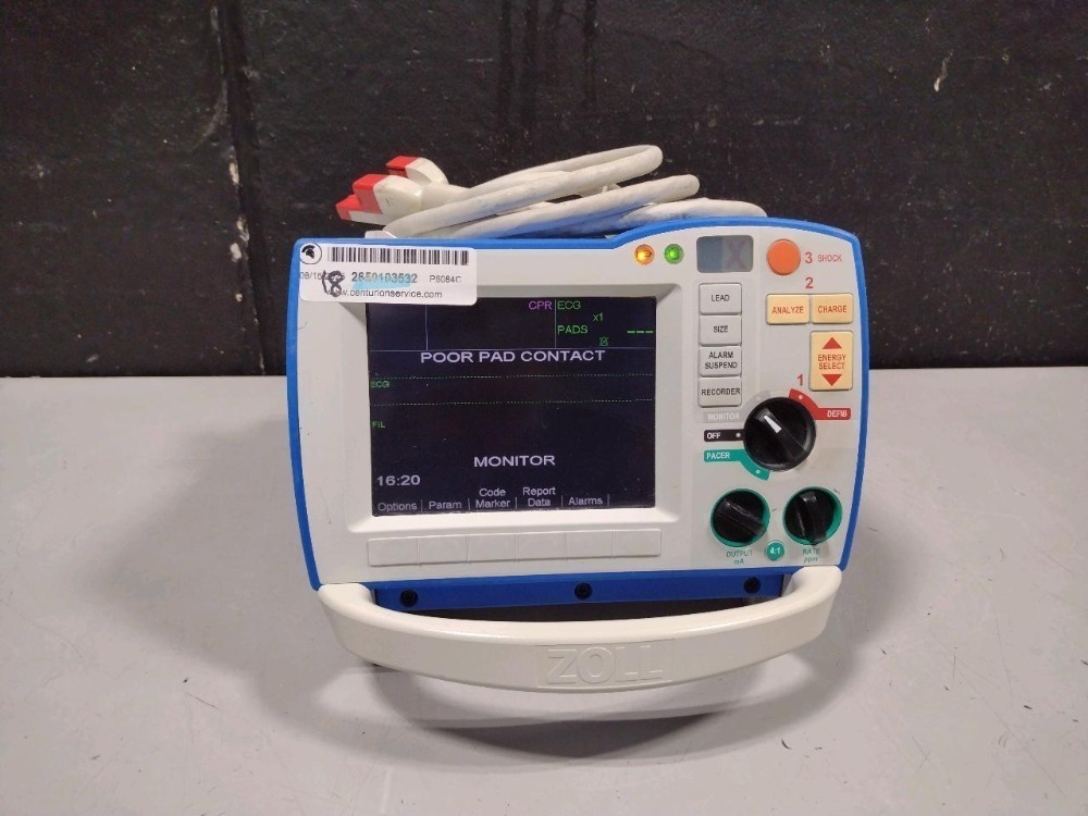 ZOLL R-SERIES ALS DEFIB WITH PACING, 12 LEAD ECG, CO2, ANALYZE