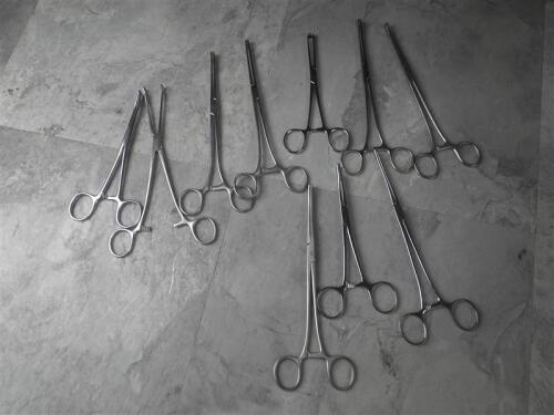 LOT OF LOCKWOOD TISSUE FORCEPS