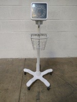WELCH ALLYN SPHYGMOMANOMETER ON ROLLING STAND