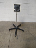 WELCH ALLYN TYCOS SPHYGMOMANOMETER ON ROLLING STAND