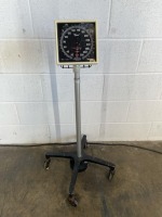 WELCH ALLYN TYCOS SPHYGMOMANOMETER ON ROLLING STAND
