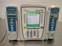 CAREFUSION ALARIS PC 8015 SERIES INFUSION PUMP WITH (2) 8100 SERIES PUMP MODULES