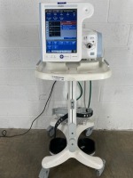 PHILIPS RESPIRONICS V60 PLUS VENTILATOR ON ROLLING STAND