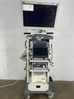STORZ ENDOSCOPY CART, INCLUDES DISPLAY MONITOR, AIDA HD CONNECT UNIT, IMAGE 1 HUB, XENON 300 LIGHT SOURCE, PRINTER