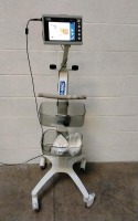STORZ C-MAC 8403ZX MONITOR FOR ENDOSCOPES ON ROLLING STAND