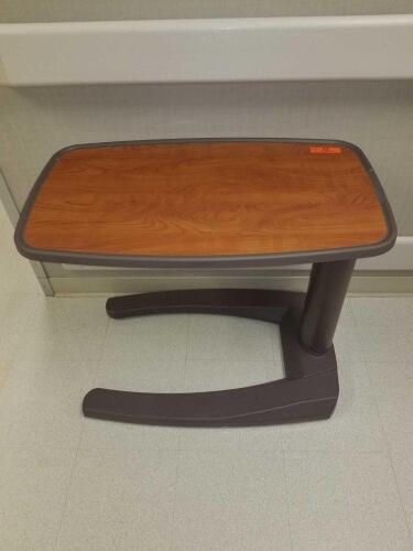 STRYKER TRU-FIT LIGHT BROWN OVER BED TABLE