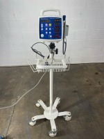 CSI 506NT3 PATIENT MONITOR ON ROLLING STAND