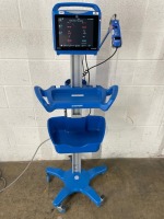 GE DINAMAP VC150 PATIENT MONITOR ON ROLLING STAND