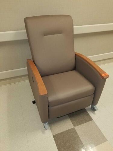 SIEGE BROWN PATIENT ROOM TREATMENT RECLINER