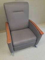 SIEGE GREY PATIENT ROOM TREATMENT RECLINER