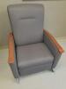 SIEGE GREY PATIENT ROOM TREATMENT RECLINER