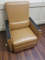 NEMSCHOFF 814-62 BROWN PATIENT ROOM TREATMENT RECLINER