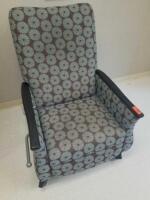 NEMSCHOFF 090-12 FLOWER PATTERN PATIENT ROOM RECLINER