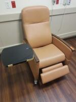 PEACH PATIENT ROOM TREATMENT RECLINER