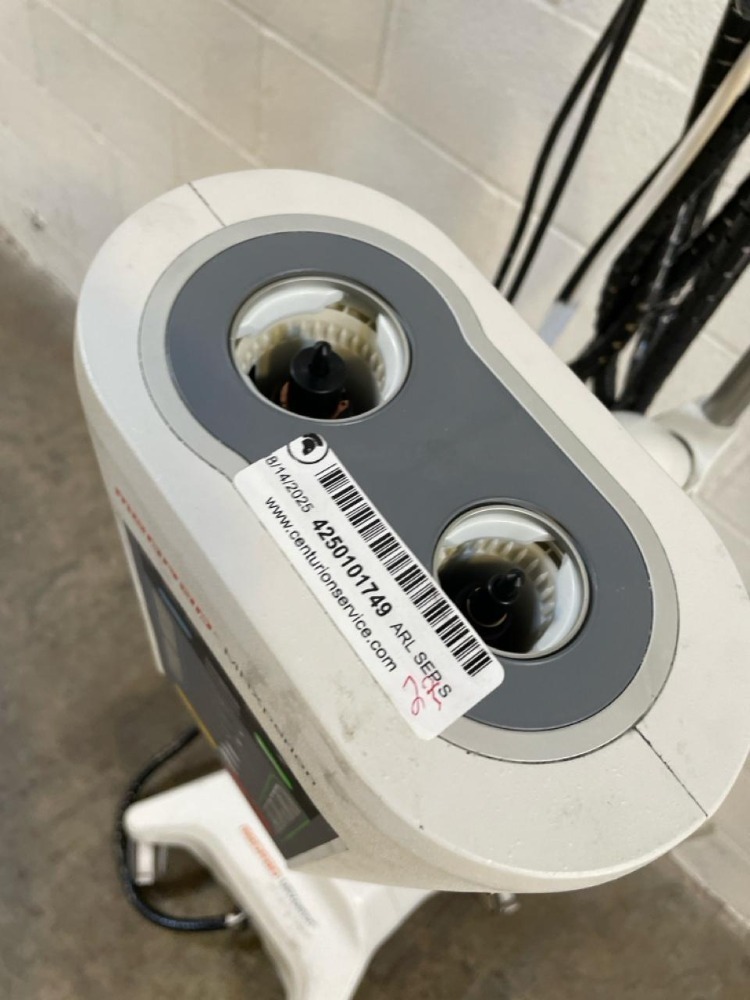 BAYER MEDRAD MRXPERION MR INJECTION SYSTEM ON ROLLING STAND
