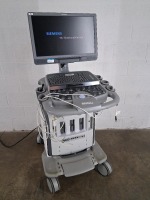 SIEMENS PRIME ACUSON SC2000 ULTRASOUND MACHINE ON ROLLING STAND(DOM: JAN 2017, SERIAL #(21)403212)