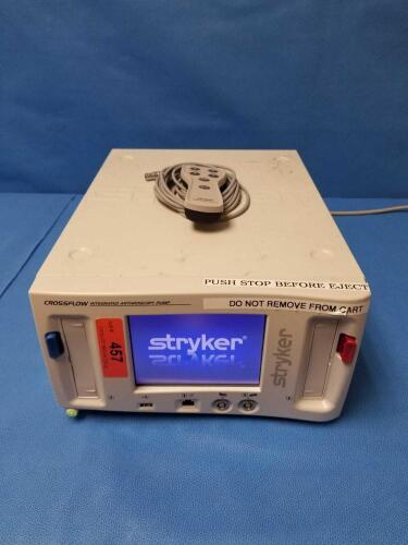 STRYKER CROSSFLOW REF# 0450000000 INTEGRATED ARTHROSCOPY PUMP WITH HAND CONTROL