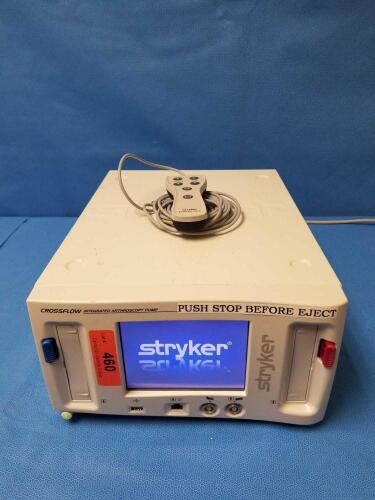 STRYKER CROSSFLOW REF# 0450000000 INTEGRATED ARTHROSCOPY PUMP WITH HAND CONTROL