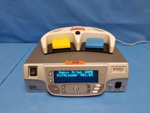 DEPUY/MITEK VAPR VUE RF GENERATOR WITH FOOT SWITCH